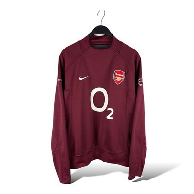 Vintage Y2K Nike Arsenal O2 Total 90 Training Sweatshirt Soccer
