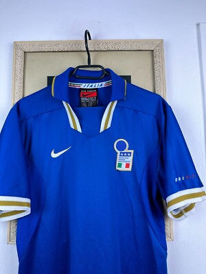 Italy Home football shirt 1996 Soccer Nike Jersey Rare Maglia Size