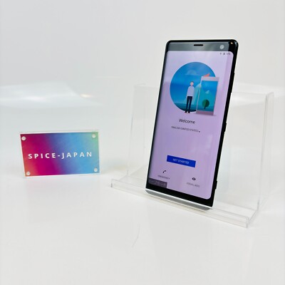 SONY Xperia XZ3 Black Premium SOV39 SIM Free Unlocked EL display