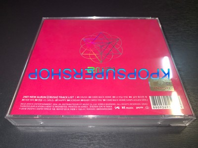 2NE1 New Album Crush CD Booklet Good OOP Rare Pink Version No