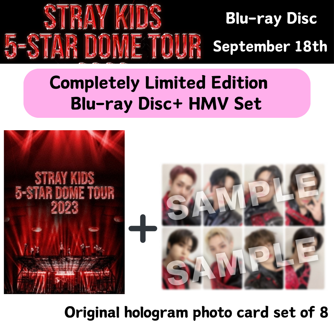 Stray Kids 5-STAR Dome Tour 2023 Blu-ray Disc SEALED Japan POB