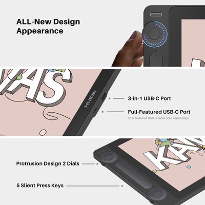 HUION Kamvas 13 (Gen 3) 13.3