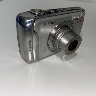 Fujifilm FinePix A610 6.3 MP Digital Camera - Silver - Powers On