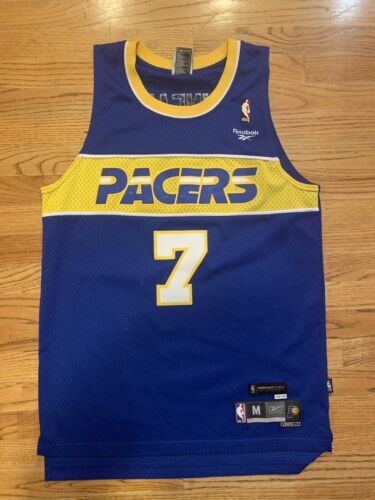 Jermaine O'Neal Indiana Pacers Jersey 7 HWC 87-88 Reebok NBA