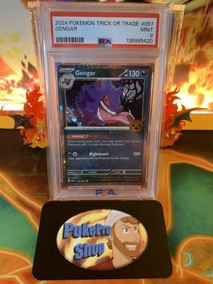 2024 Pokémon Trick Or Trade Gengar 057 Cosmos Holo - PSA 9 MINT | eBay