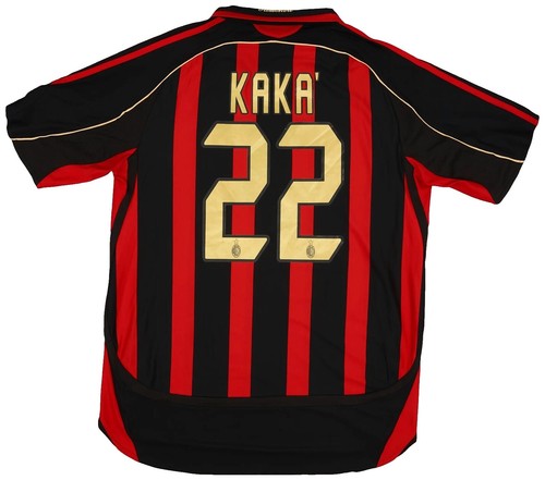 KAKA' #22 AC Milan Jersey 2006/2007 Short Sleeve Retro Vintage