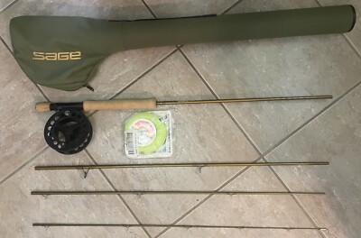 Sage Launch 890-4 8# 9' 4pc OUTFIT- BRAND NEW | eBay