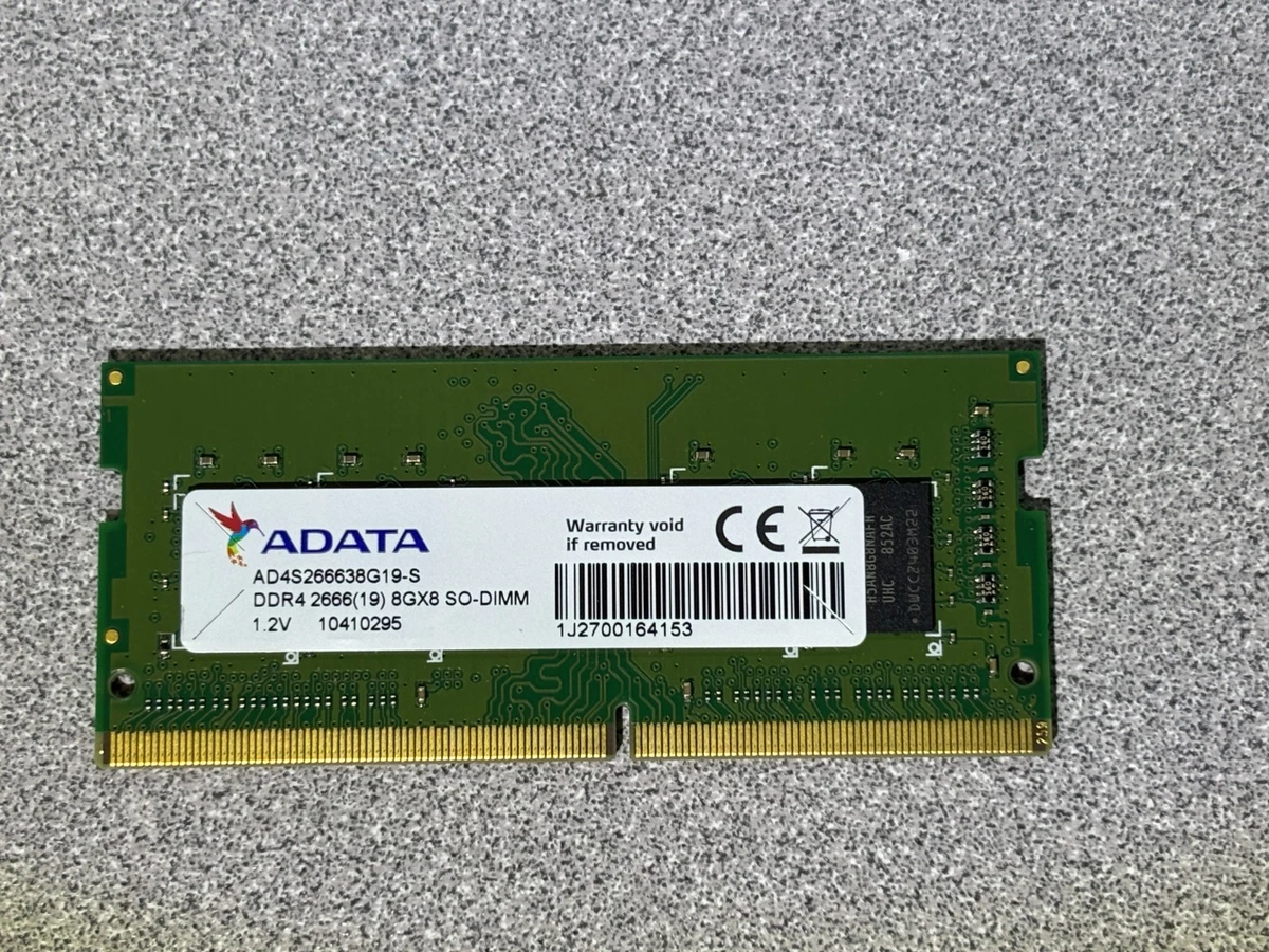 ADATA DDR4 SDRAM 8 GB Capacity per Module Memory (RAM) for sale | eBay