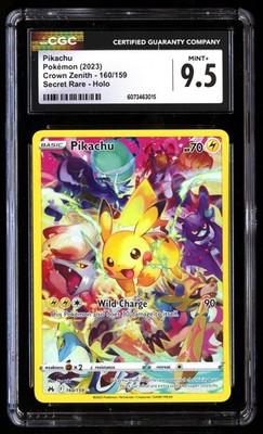 CGC 9.5 Pikachu 160/159 Pokémon Crown Zenith 2023 English | eBay