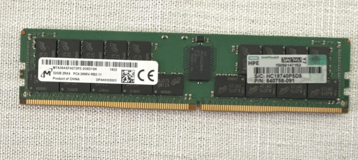 32GB ECC Network Server Memory DDR4 SDRAM for sale | eBay