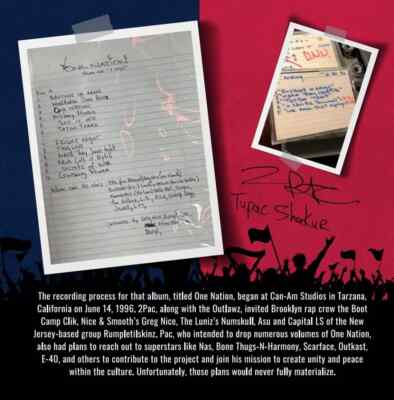 CD 2Pac / Makaveli - One Nation [Volume 1 - 7 Dayz] [Unreleased