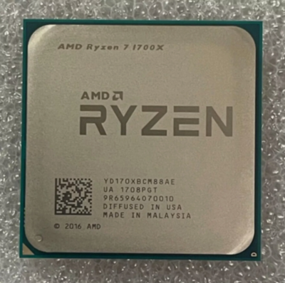 AMD Ryzen 7 1700X AM4 R7 1700X 3.4 GHz 8-core 16MB Desktop 95W CPU