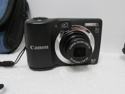 Canon PowerShot A1400 16.0 MP Digital Camera - Black for sale