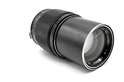 Olympus OM F.Zuiko 200mm f/5 Auto-T Lens – Clean, with Front