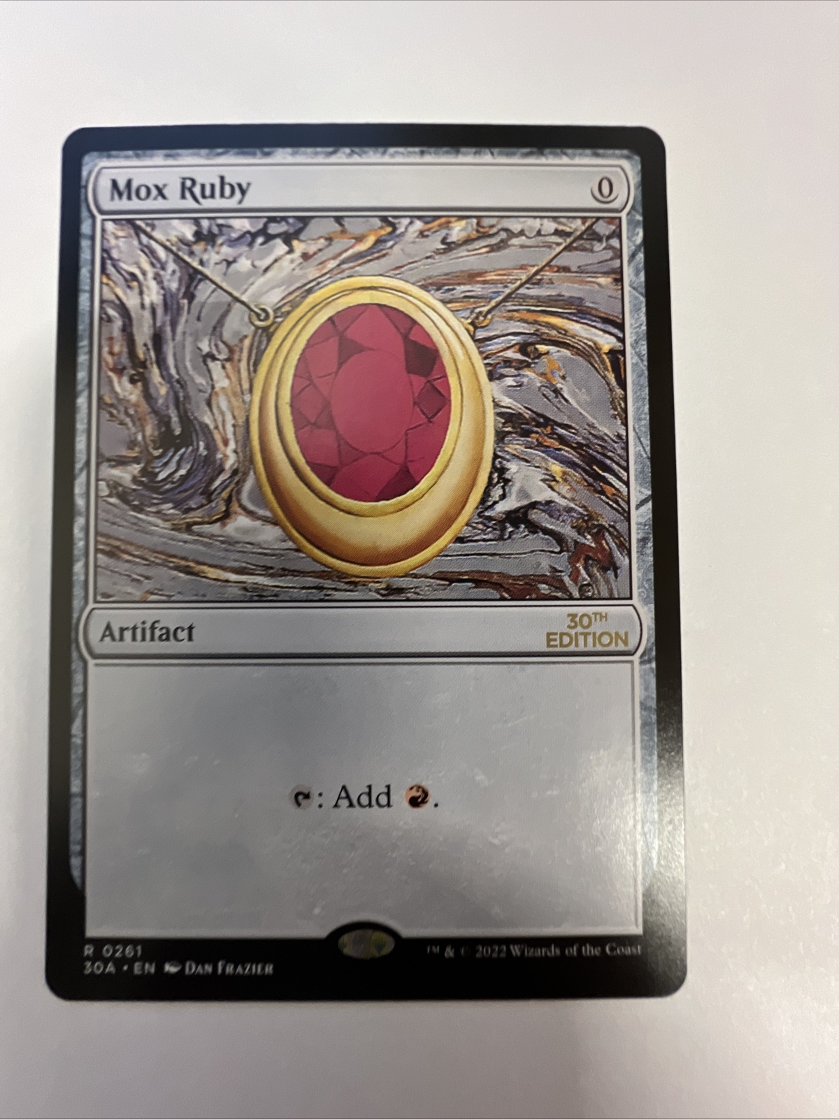 Mox Ruby 2023 30th Anniversary Edition #261 Base Price Guide