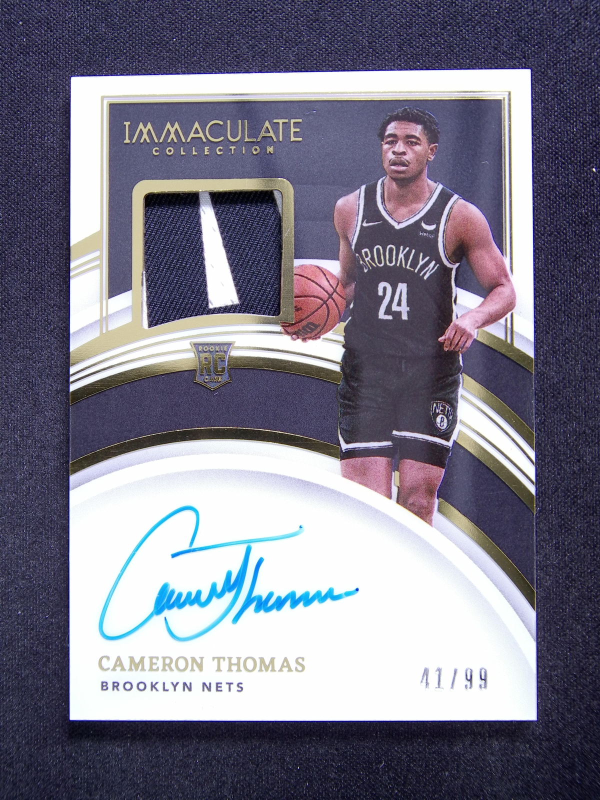 Cam Thomas 2021 Immaculate #120 Rookie Patch Auto /99 Price Guide