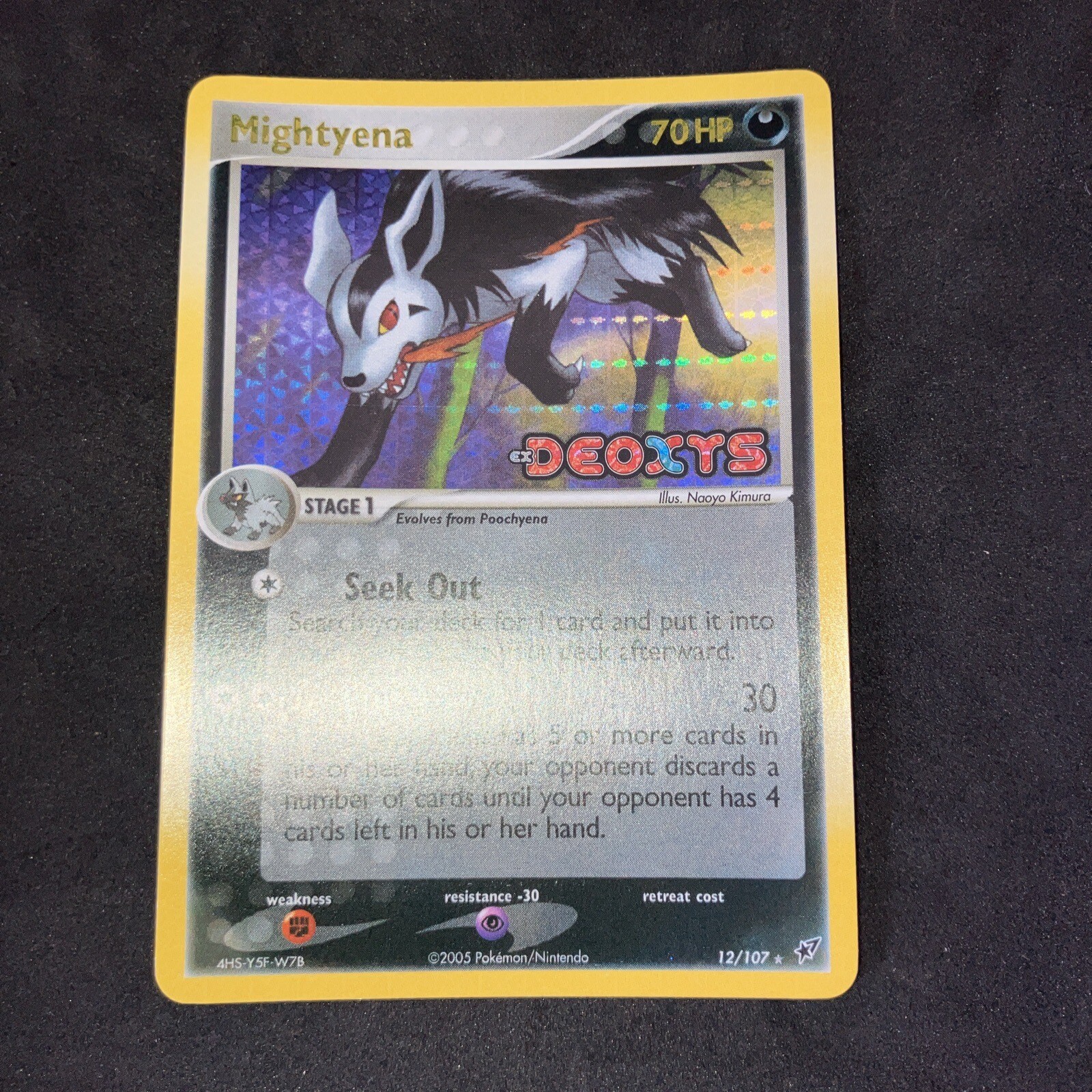 Mightyena 2005 EX: Deoxys #012/107 Reverse Holo Price Guide