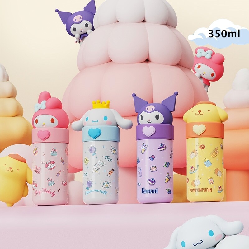Sanrio Cinnamoroll / My Melody / Pompompurin Thermos Water Bottle