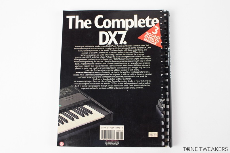 THE COMPLETE DX7 Textbook Rare FM Synthesis Manual Massey VINTAGE