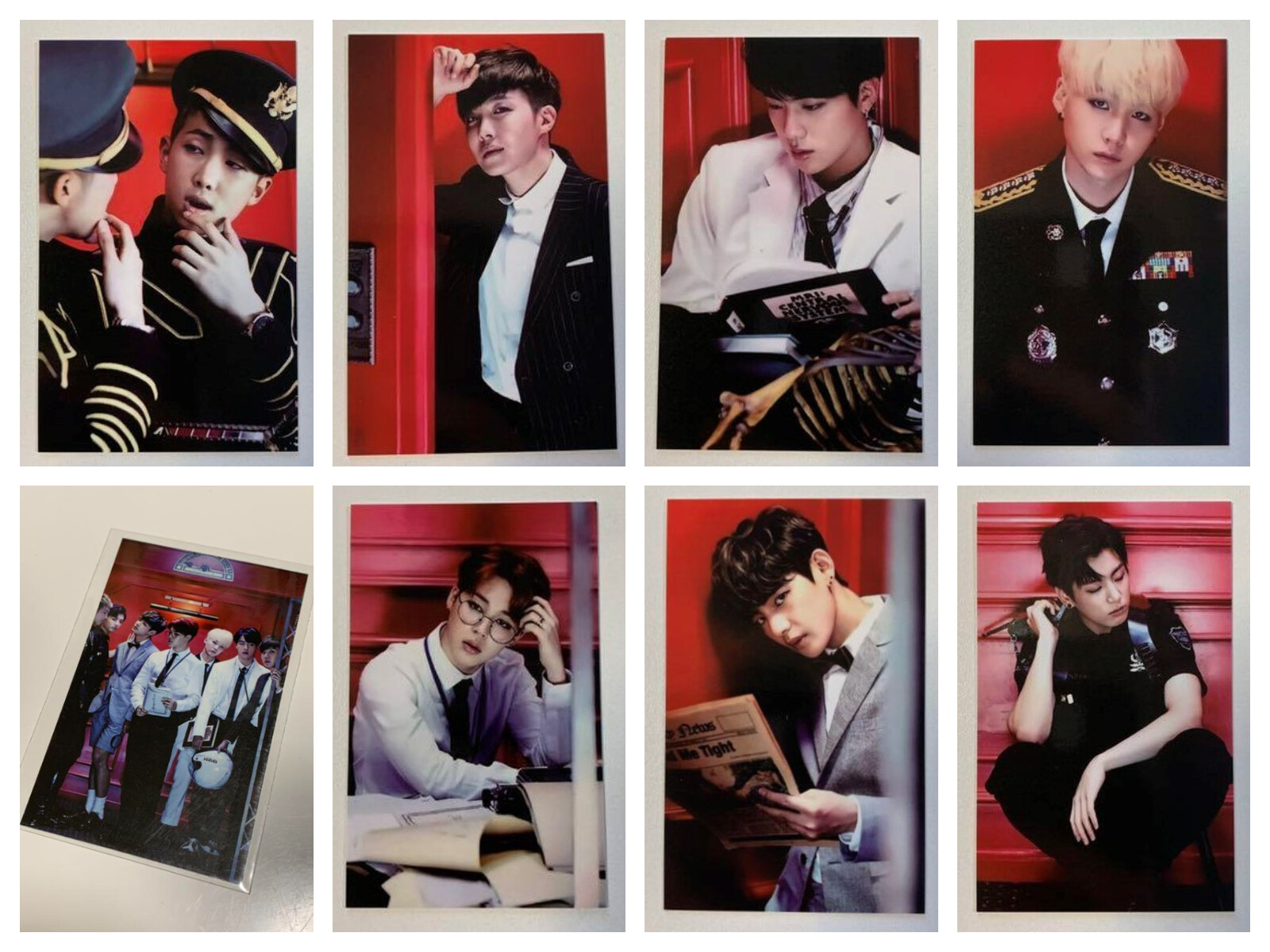 BTS young forever DOPE official photo card RM J-HOPE JIN SUGA