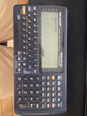 Sharp Pocket Computer PC G850VS Function Calculator Tested [H] | eBay