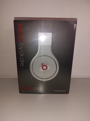 Monster Beats by Dr. Dre Pro Beats Over the Ear Headphones White