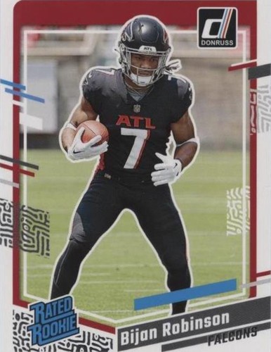 2023 PANINI PRIZM GREEN WAVE #305 BIJAN ROBINSON PSA 9 | eBay