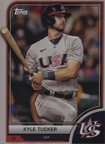 2023 Topps World Baseball Classic Kyle Tucker Variation Autograph