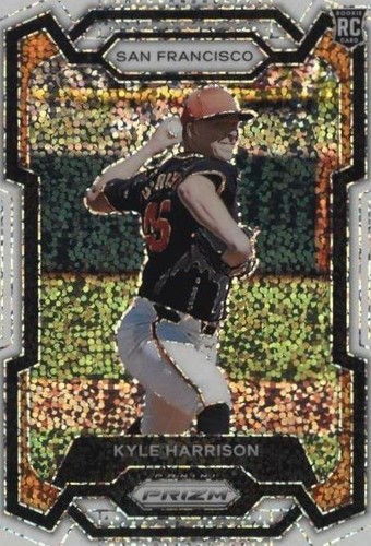 2024 Panini Prizm Green Cracked Ice Kyle Harrison #3 RC | eBay