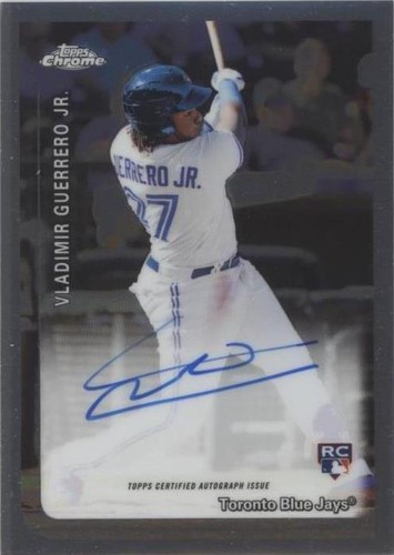 2019 Topps Chrome #21 Vladimir Guerrero Jr. PSA 10 Gem Mint Blue