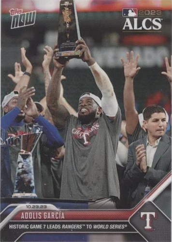 Adolis Garcia Rangers Signed 2023 World Series Champions 8x10