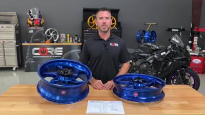 Core Moto Apex 6 wheels front and rear Kawasaki ninja ZX14R 2006