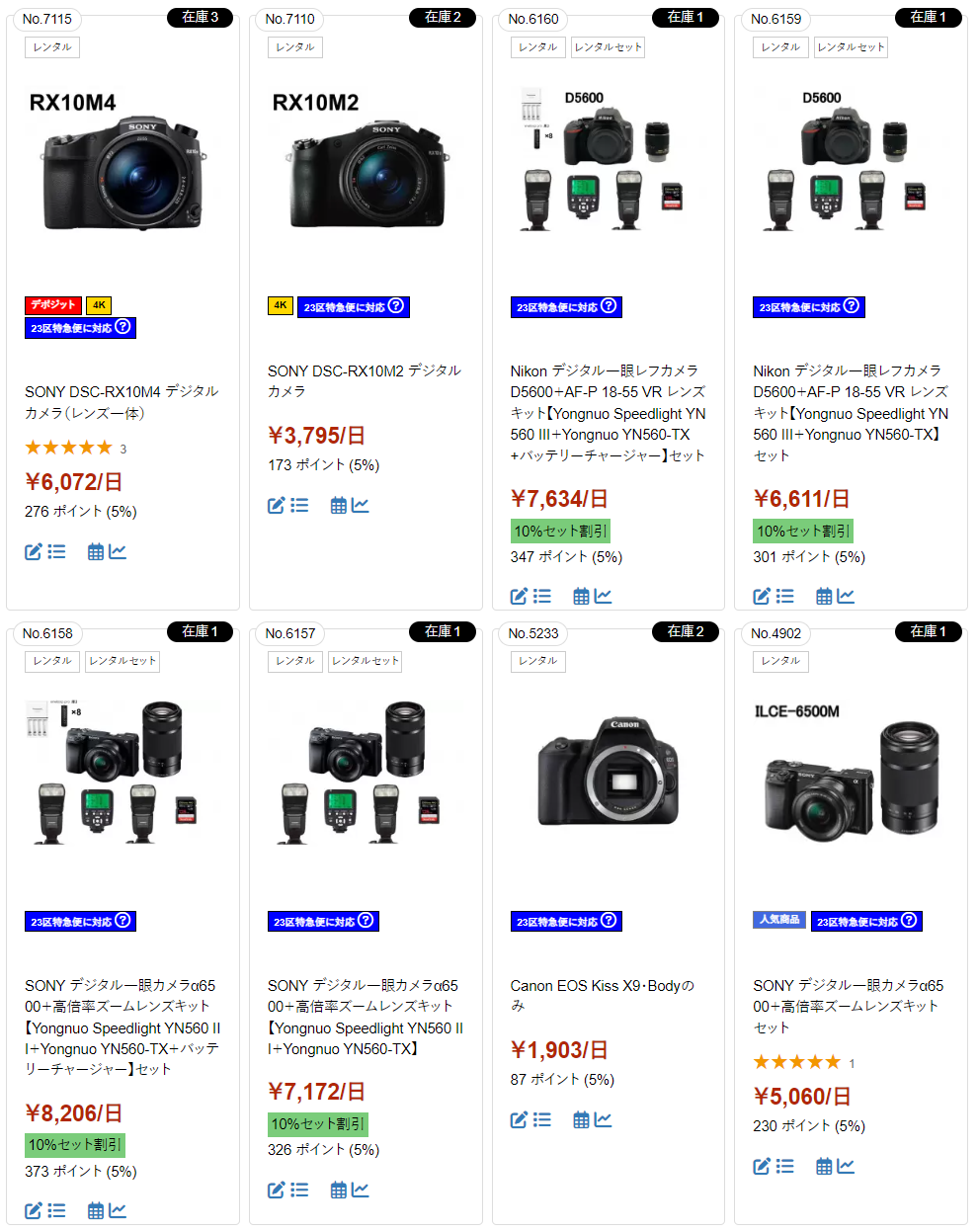 デジタル一眼レフカメラ ! | パンダスタジオ レンタル公式サイト