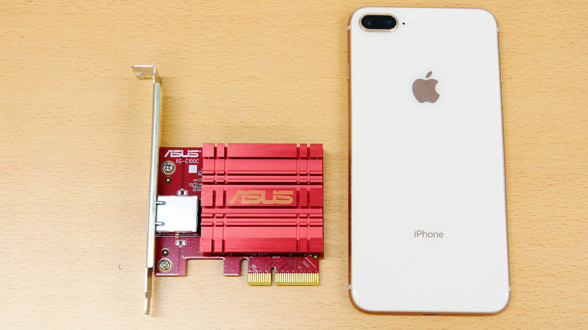 10Gbps対応のネットワークカード「ASUS 10Gネットワ​​ークアダプタ PCI