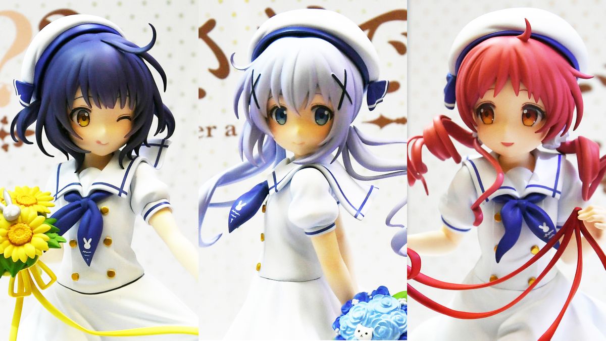 ご注文はうさぎですか？」から夏服姿のチノ・マヤ・メグが可憐な