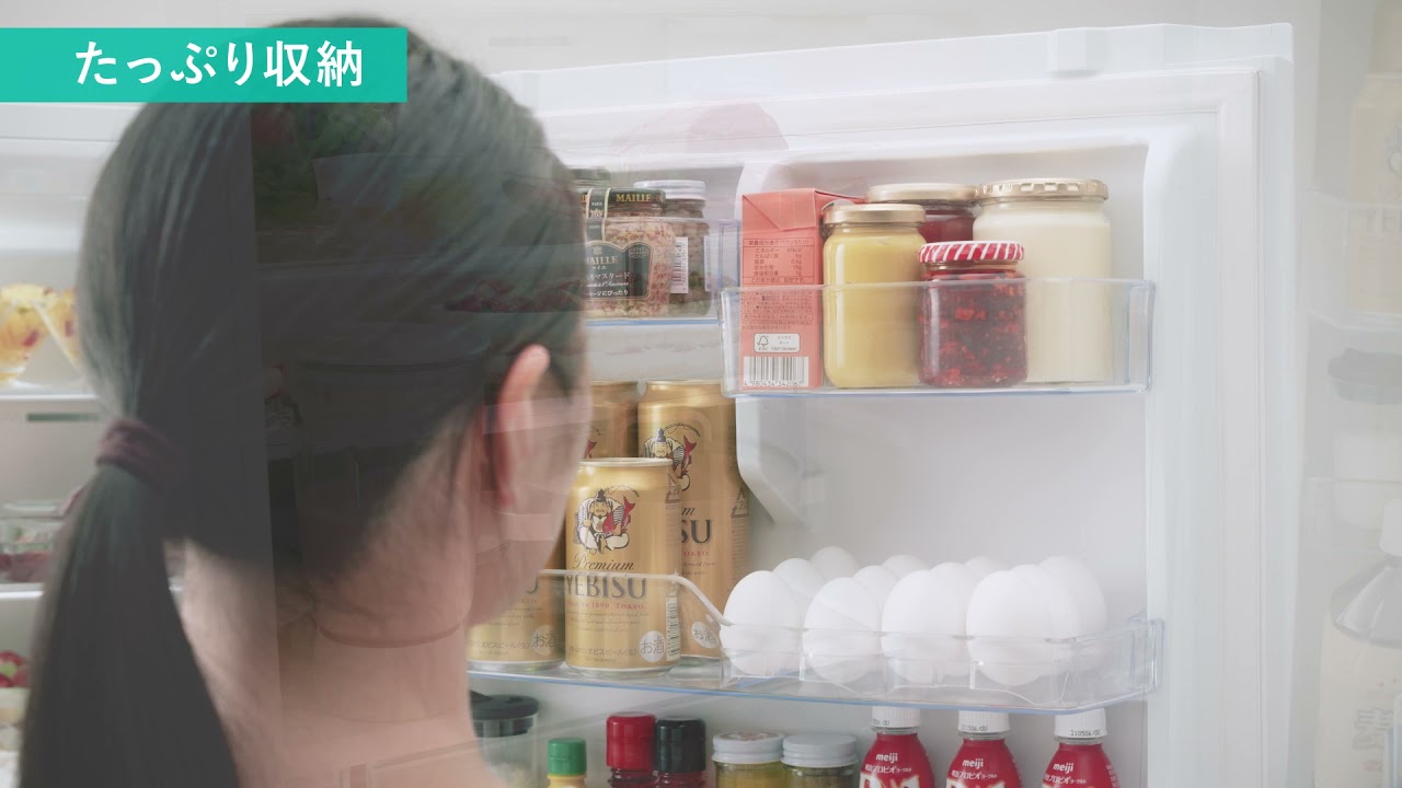 たっぷり収納 | 360L 冷凍冷蔵庫 HR-G3601W | ハイセンスジャパン株式会社