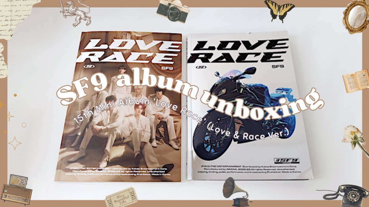ALBUM UNBOXING] SF9 에스에프나인 - 15th Mini Album 'Love Race