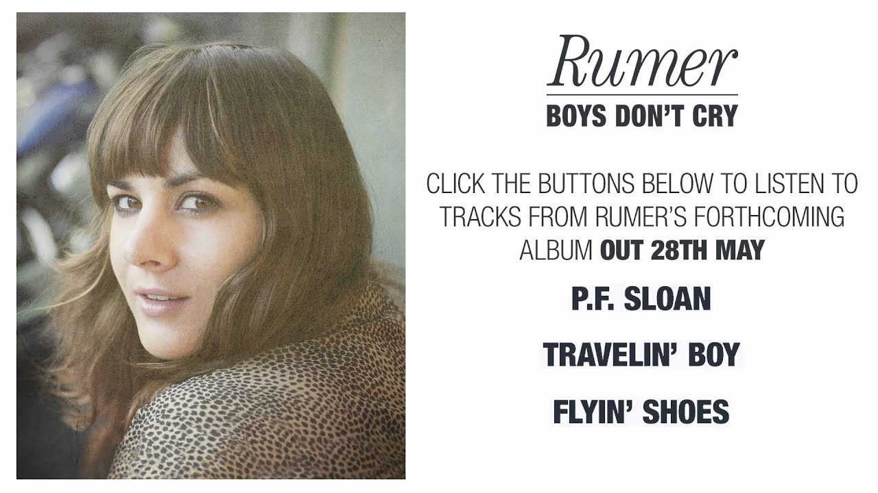 Rumer - Boys Don't Cry [Preview] - YouTube