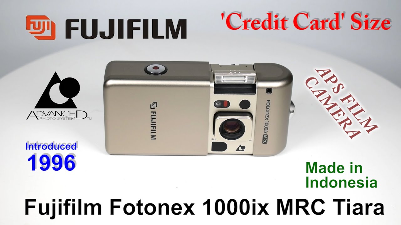 1996 Fujifilm Fotonex 1000ix MRC Tiara - APS Film Camera - YouTube