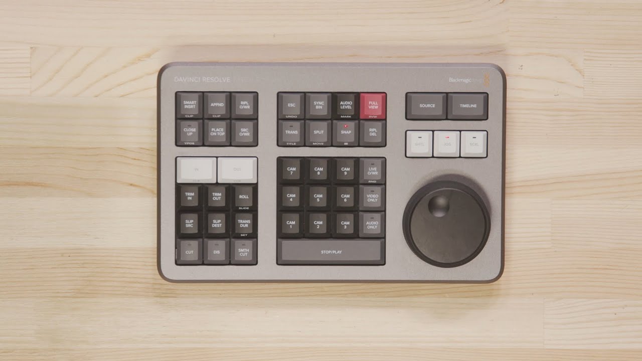 DaVinci Resolve Speed Editor】 Blackmagic Design キーボード