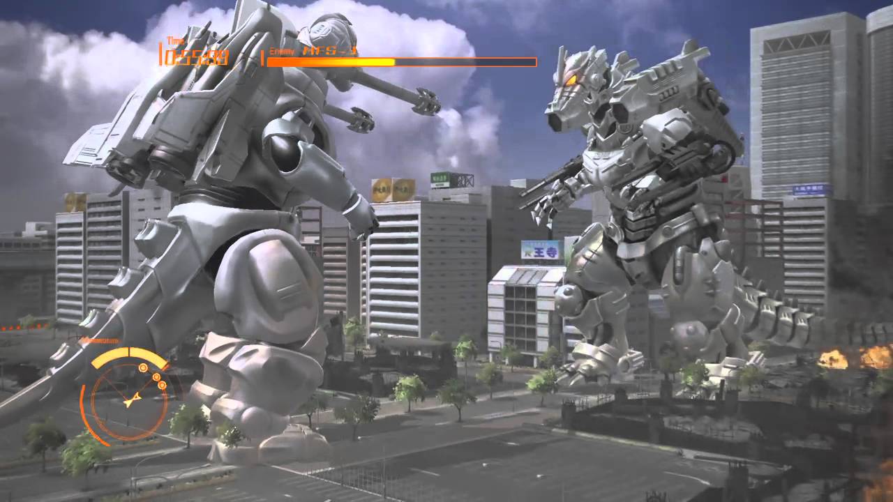 スーパーメカゴジラ VS 3式機龍 【ゴジラVS】 - YouTube