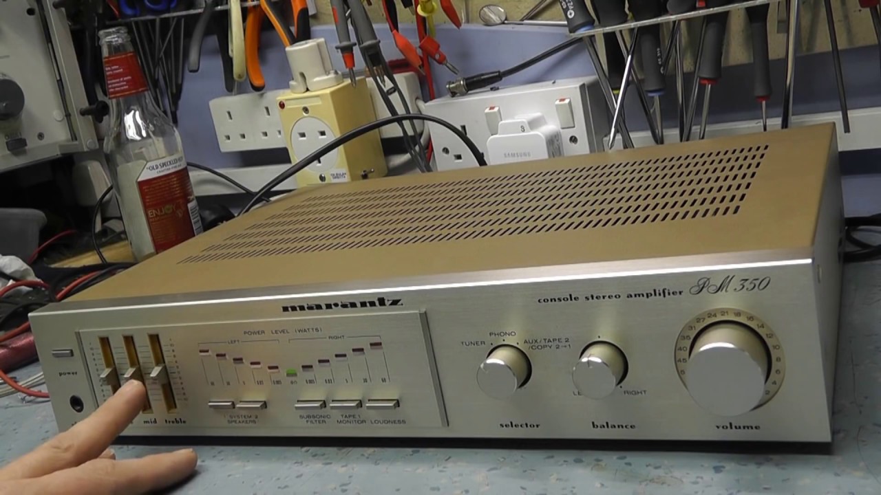 Marantz Pm350 Pt3 Repair response check and close. - YouTube