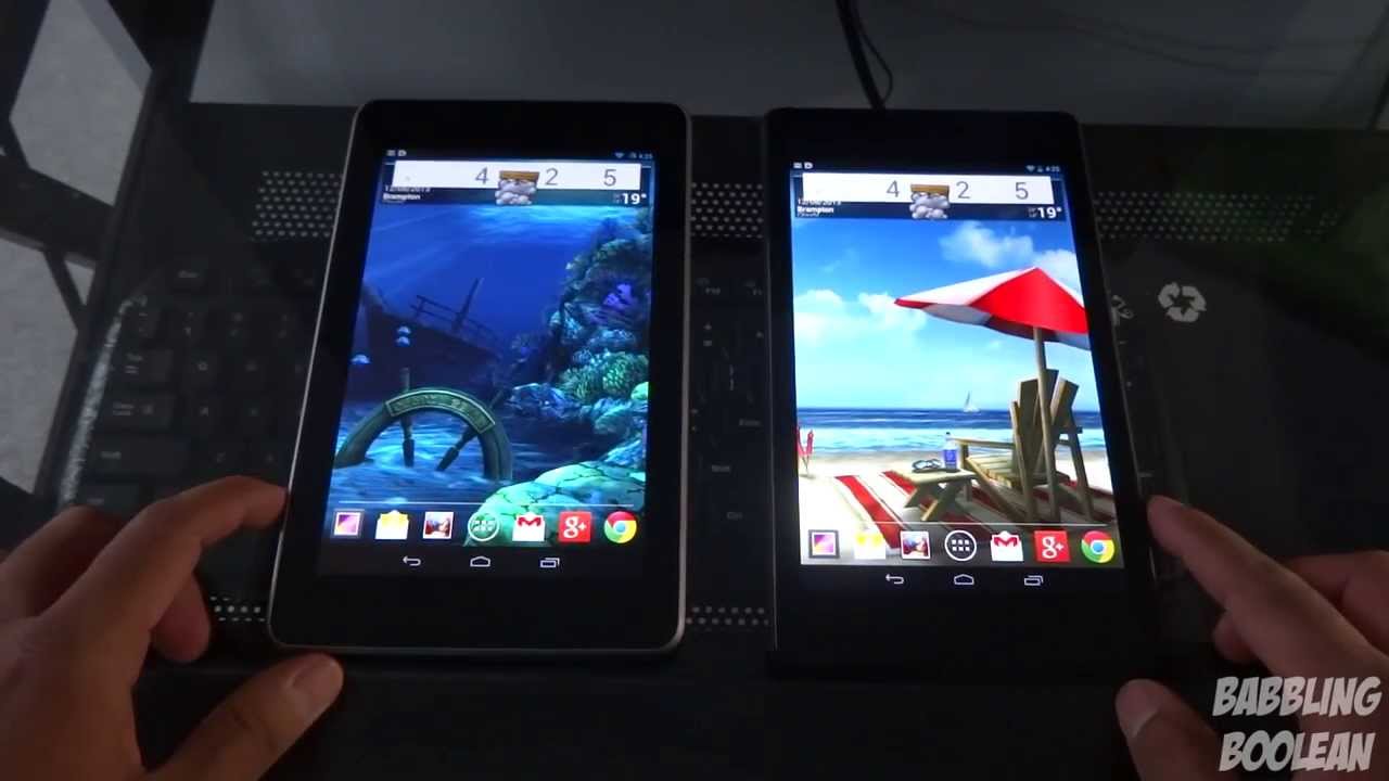 Nexus 7 2012 vs Nexus 7 2013 - YouTube