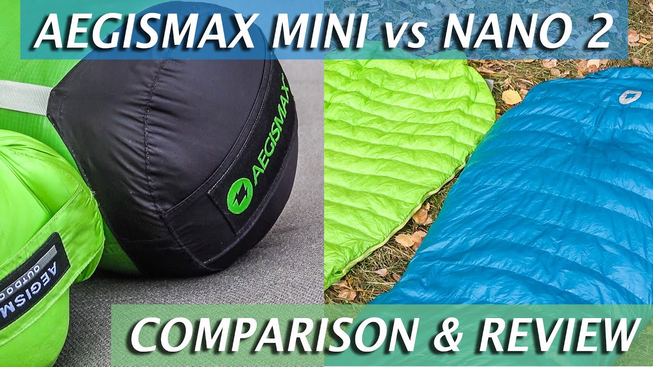 AEGISMAX MINI vs NANO 2 Sleeping Bags Comparison and Review