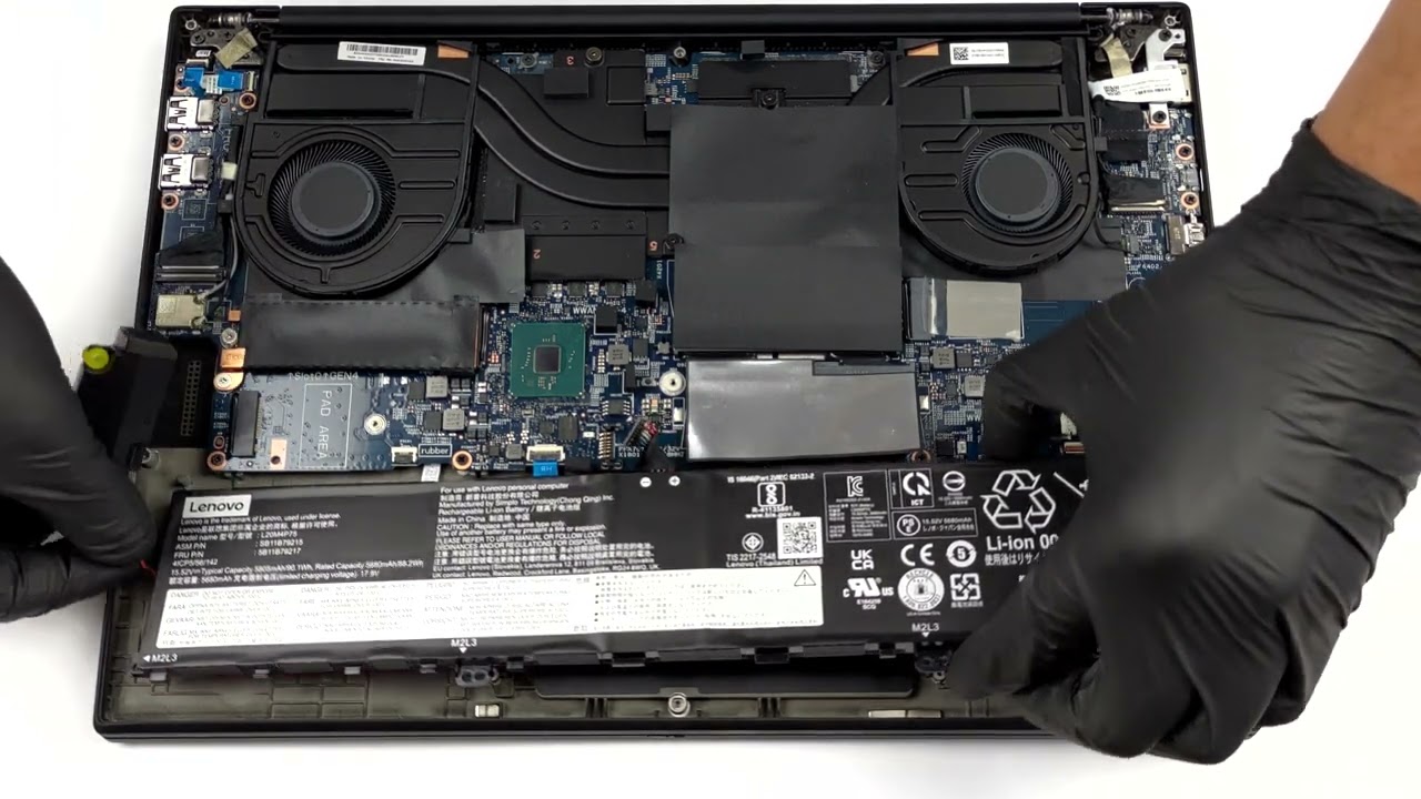 🛠️ Lenovo ThinkPad X1 Extreme Gen 4 - disassembly and upgrade