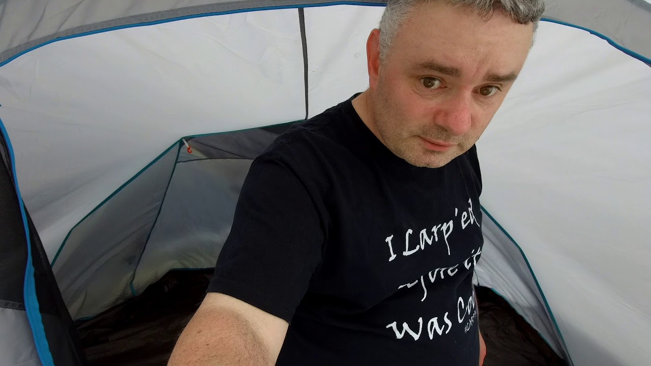 QUECHUA AIR SECONDS 4 1 XL TENT 4 PERSON Review - YouTube