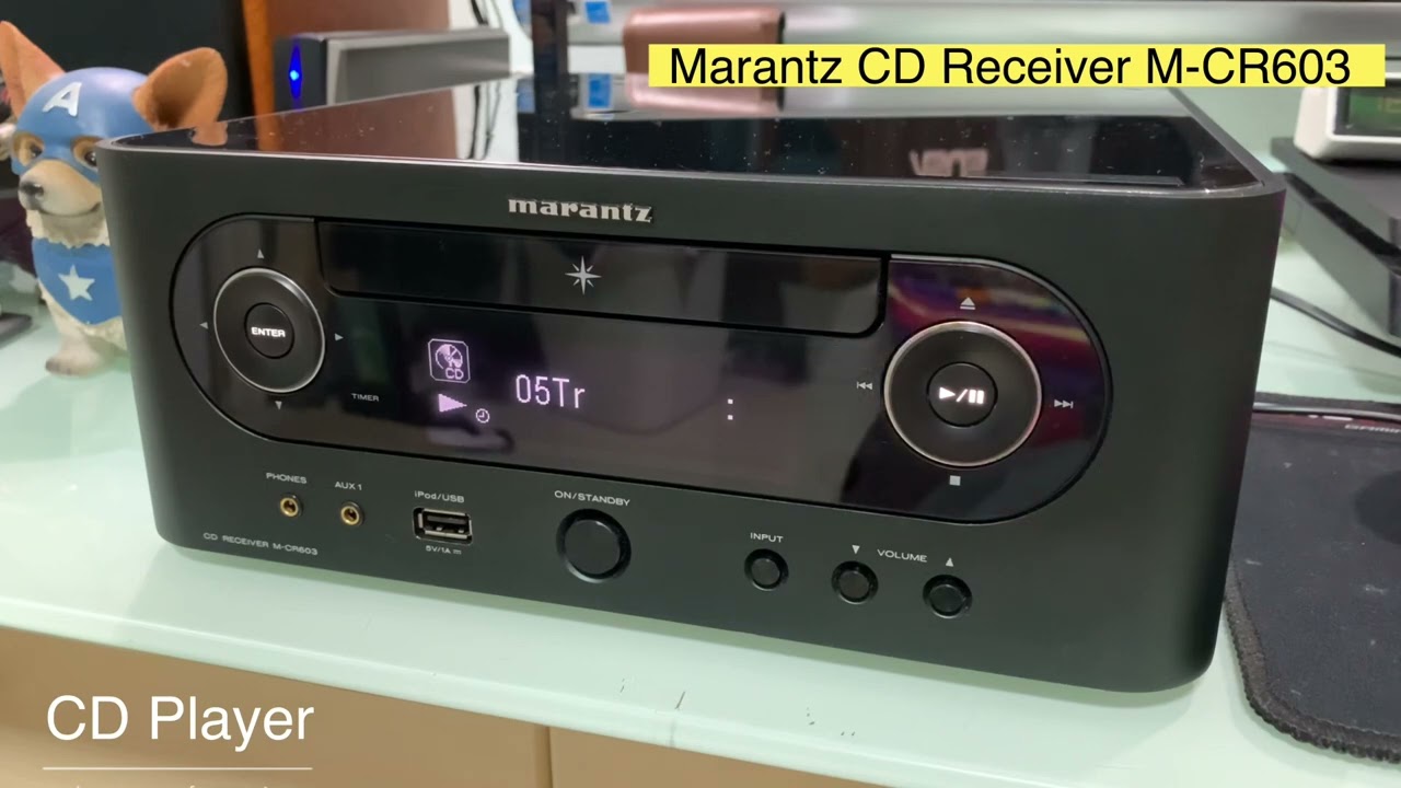 Marantz CD Receiver M-CR603 - YouTube
