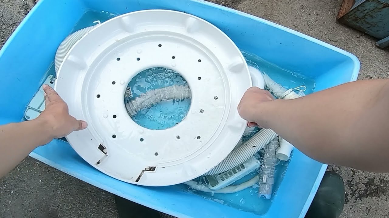 ヤマダ電機 洗濯機 分解 と洗濯槽 洗浄【YWM-T50A1】 - YouTube