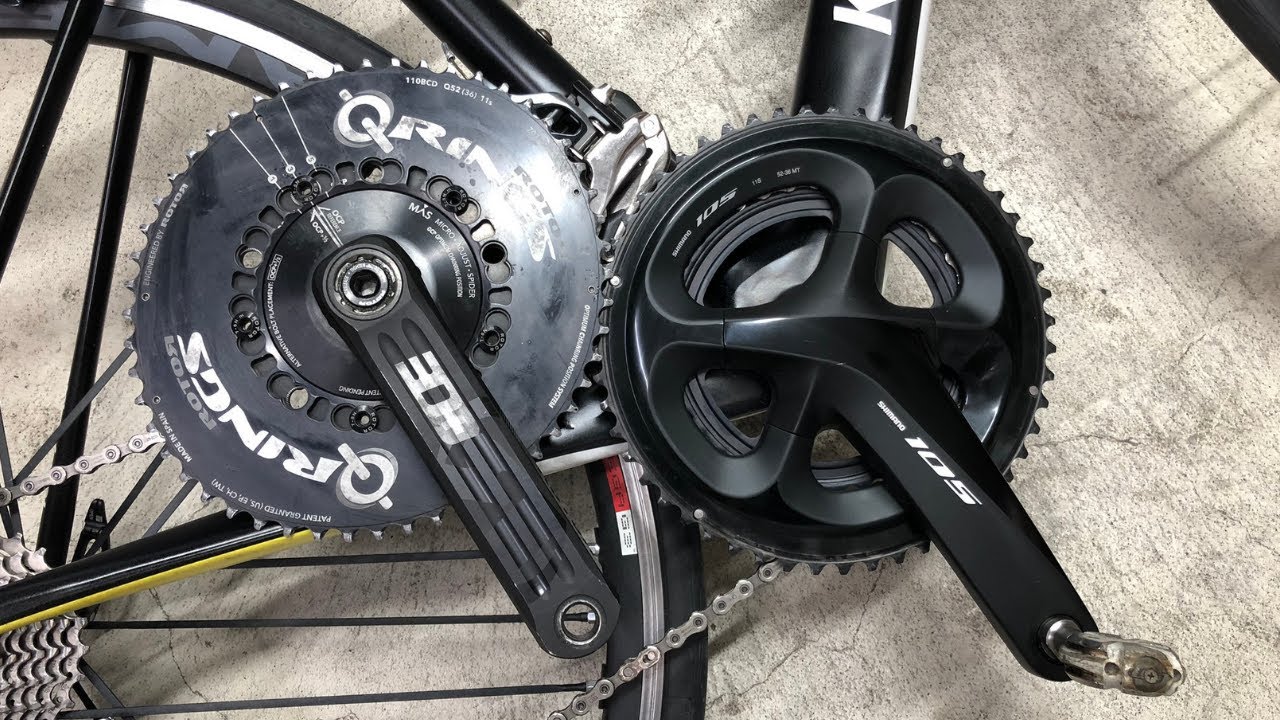 What about Shimano's 160mm cranks? Change from ROTOR to 105! ②