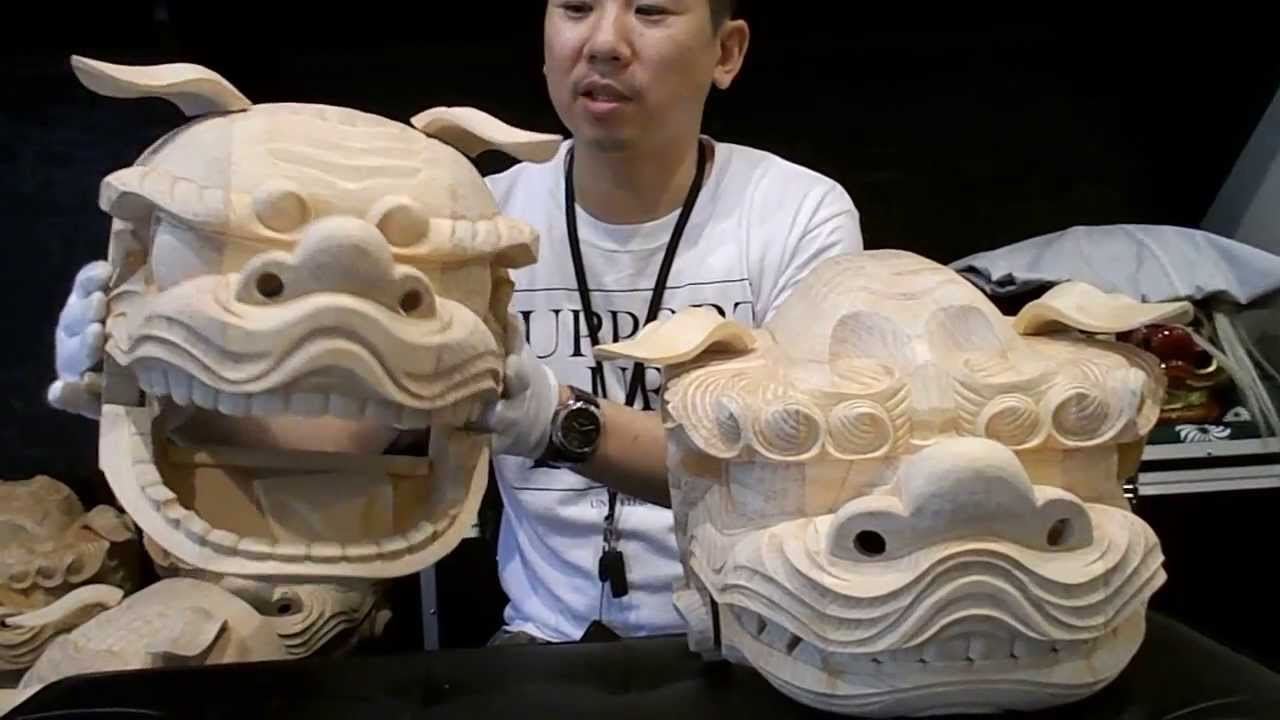 獅子舞の正しいサイズの測り方。 尺寸法で測ります。（天狗面のサイズ